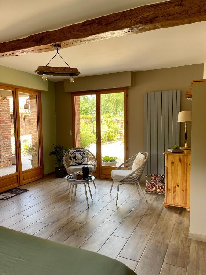 La Mésangeraie Gîte Chambres d'hôtes Monts-en-Ternois Exterior foto
